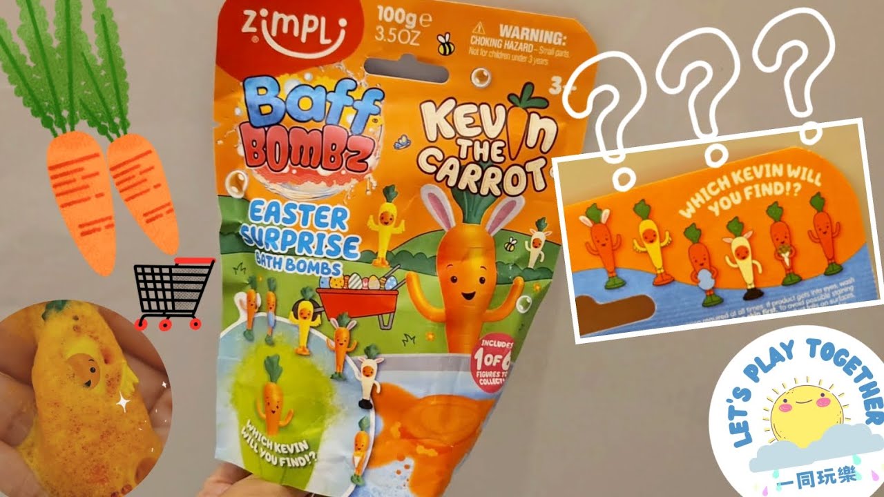 Kevin The Carrot Easter Baff Bombz from Aldi Bath Bomb| 