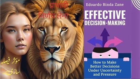 Top Life Changing Lessons from Book " Effective Decision-Making ". #urdu #hindi #books #motivation