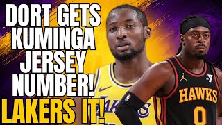 HAWKS GIVE LU DORT, JONATHAN KUMINGA JERSEY NUMBER! LAKERS ARE IT!