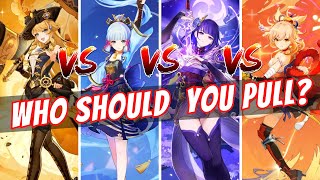 NAVIA / AYAKA / RAIDEN SHOGUN / YOIMIYA - Who Should You Pull For In Genshin Impact 4.3 Banners