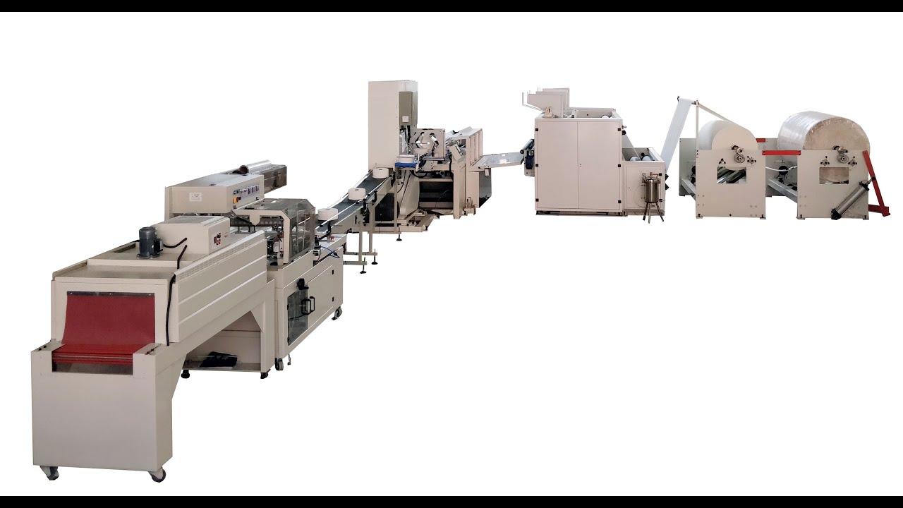 Автоматическая линия для производства рулонов туалетной бумаги Maxi