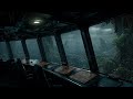 Cinematic Sci-Fi Submarine Rain and Thunderstorm Ambience for Sleep, Focus, and Stress Relief