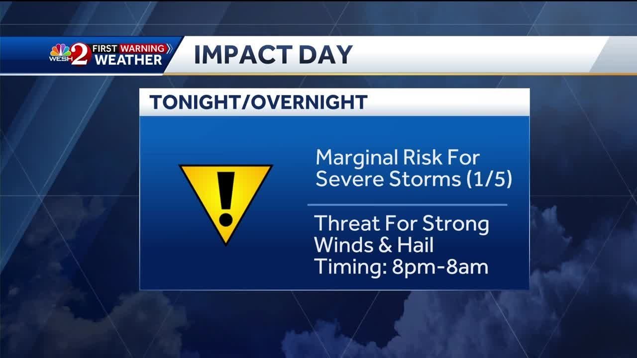 Impact Night: Isolated severe weather risk across Central Florida ...
