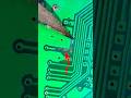 🔥Broken Track Repair Laptop Motherboard #shorts #repair #trending #pcbrepair #soldering #smd #tips