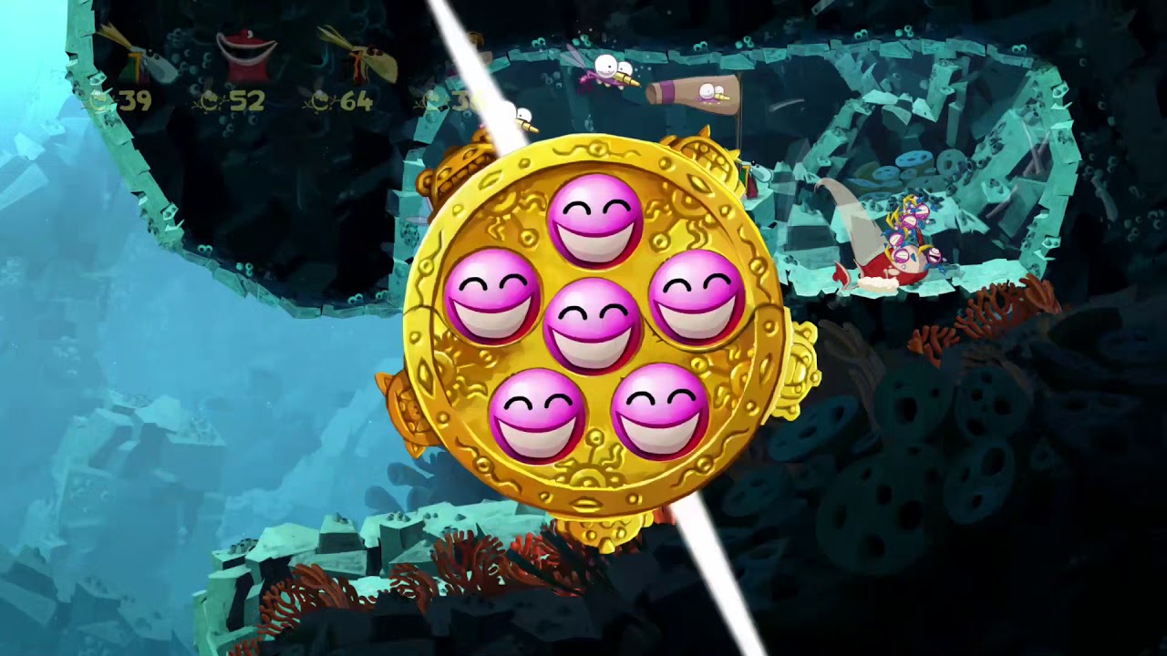 Rayman Origins (4 Players) #52 Angsty Abyss: Why So Crabby?