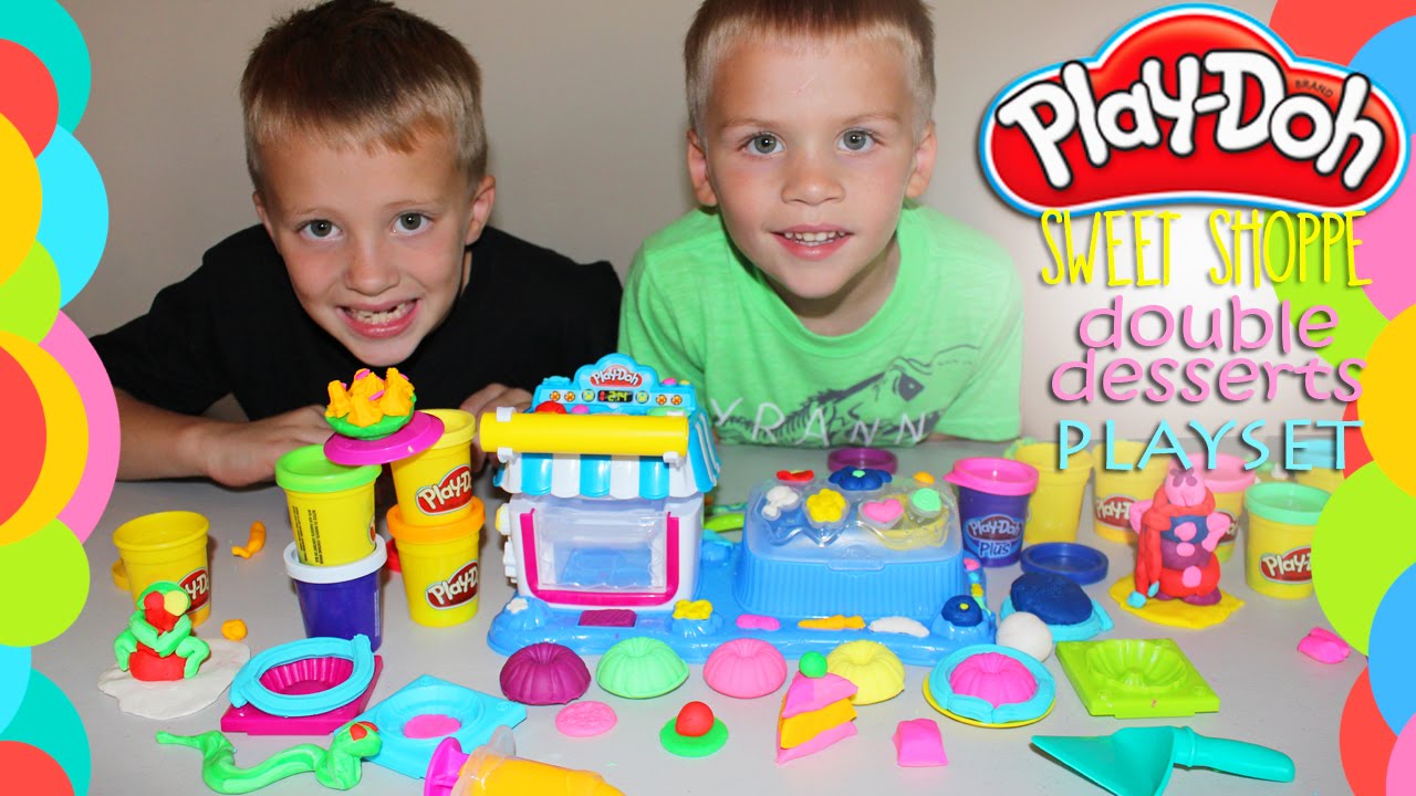 Play Doh Sweet Shoppe Double Desserts Play Time - YouTube