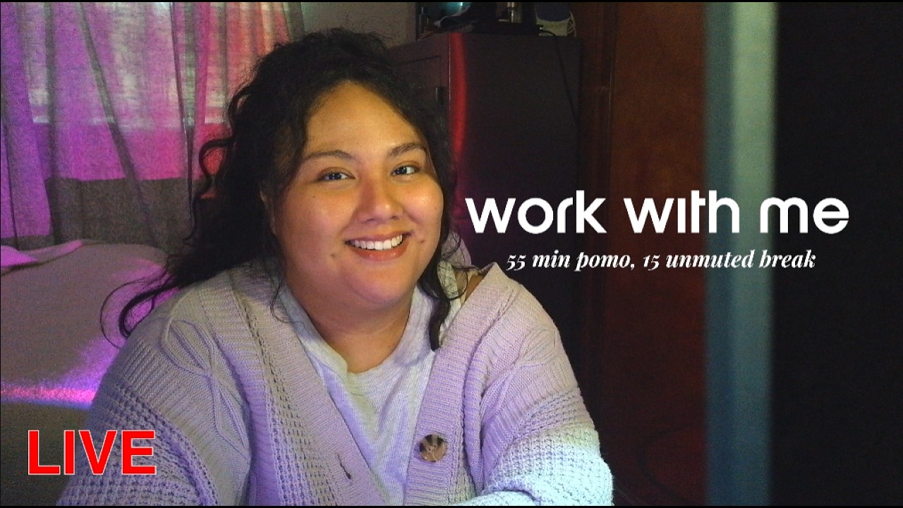 Work with me LIVE! ✦ (55/15 pomo, unmuted breaks) ✦ !2026 !kofi !checkin