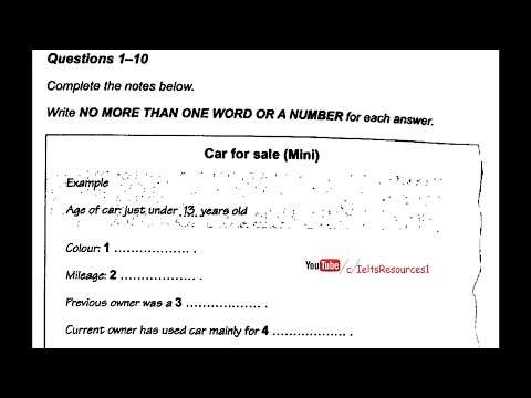 Ielts Listening Practice From Real Exam 28 With Key