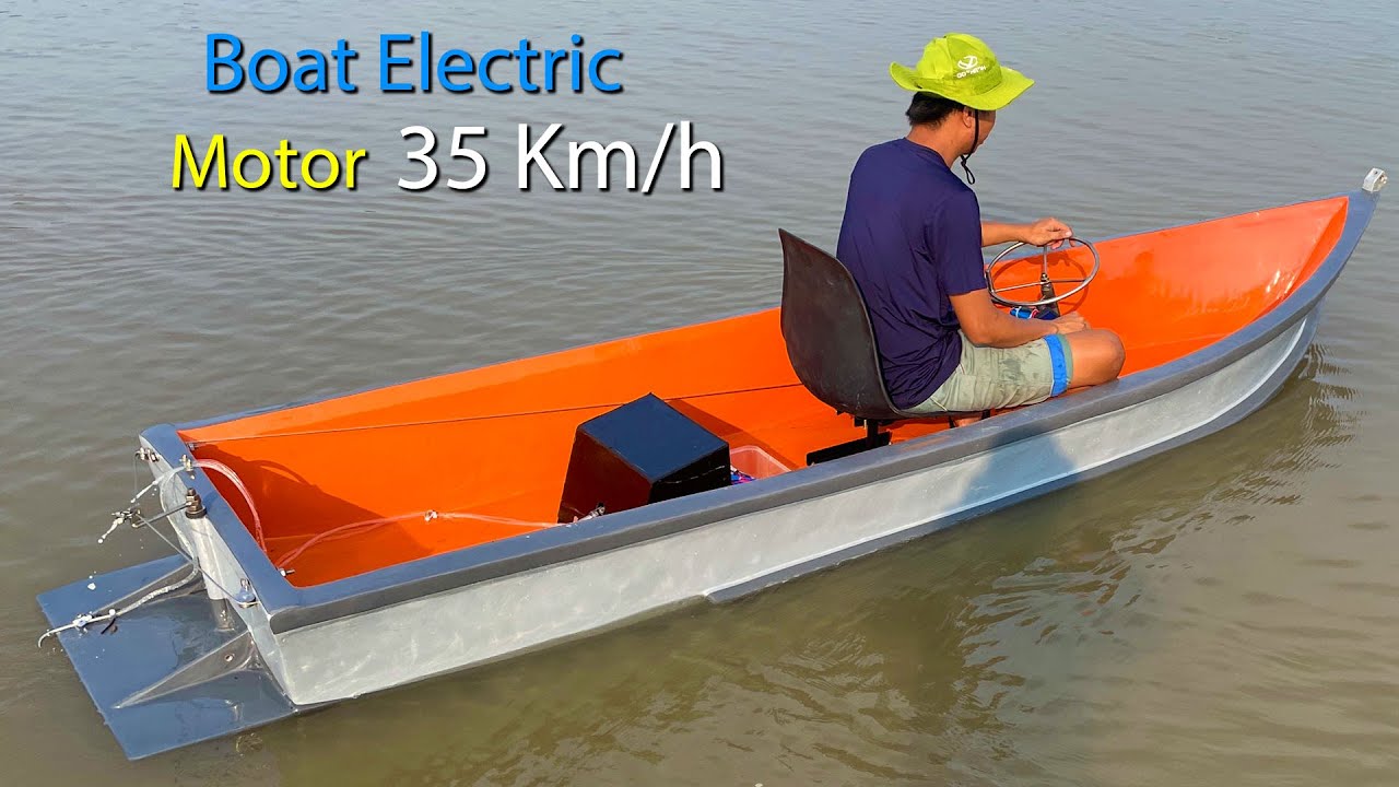 Chế thuyền câu cá từ xốp sử dụng động cơ điện 35 Km/h... - youtube