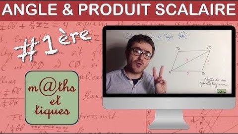 Appliquer plusieurs formules du produit scalaire (2) - Première