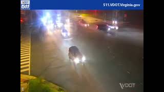 Virginia: Red Light Runner Crashes Into Driver Turning Left