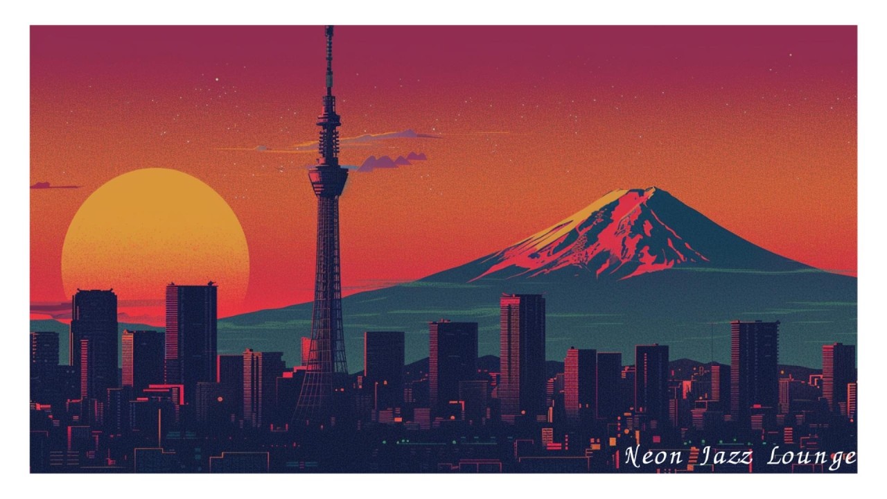 Jazz House Mix | Tokyo Neon Skyline – Smooth Luxury Urban Lounge & Night Drive Grooves