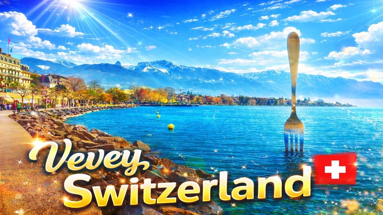 Vevey, Switzerland - the pearl of the Geneva Riviera 🇨🇭