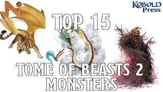 Top 15 D&D 5e Tome of Beasts 2 Monsters | Nerd Immersion