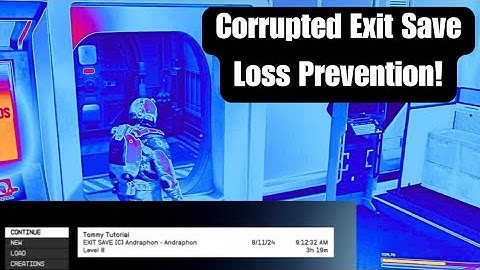 Avoid Exit Save Corruption and losing your #starfield progress w this helpful tip #starfieldgameplay