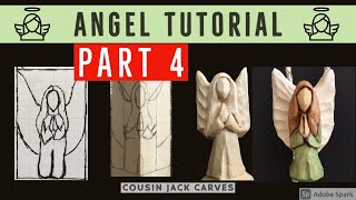 Angel Woodcarving Tutorial For Beginners Part 4