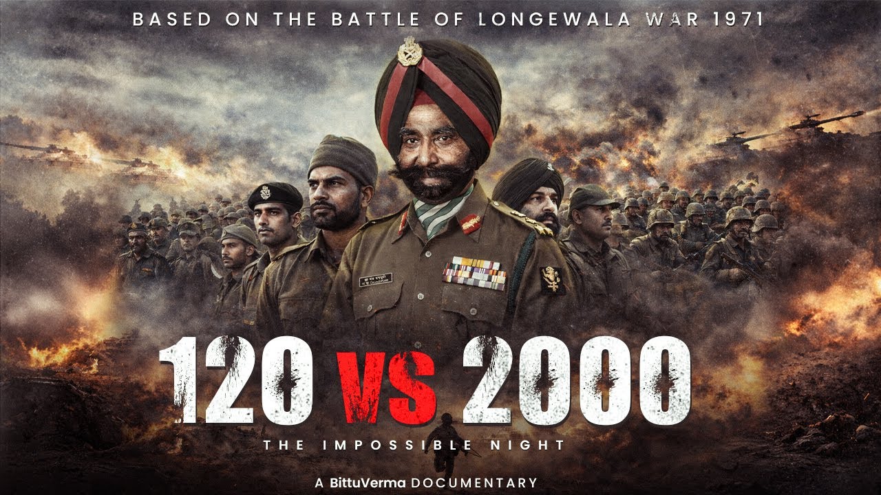 120 vs 2000 | Longewala Ki Ladai (Battle of Longewala) | Real Story Behind Border 2