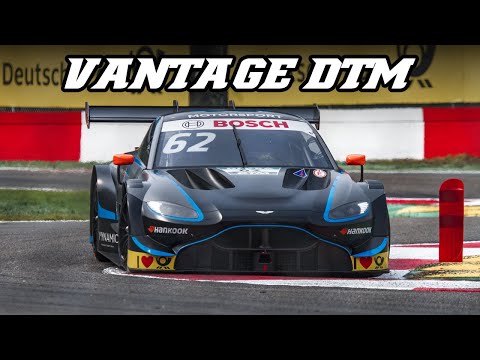Aston Martin Vantage DTM - fly-by's, backfire & sparks (Zolder 2019)