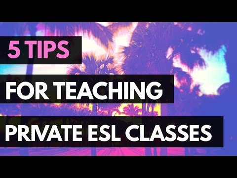 HOW TO TEACH PRIVATE ENGLISH CONVERSATION CLASSES | Top 5 tips to get started!