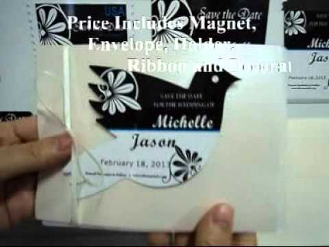 Wedding save the date magnets