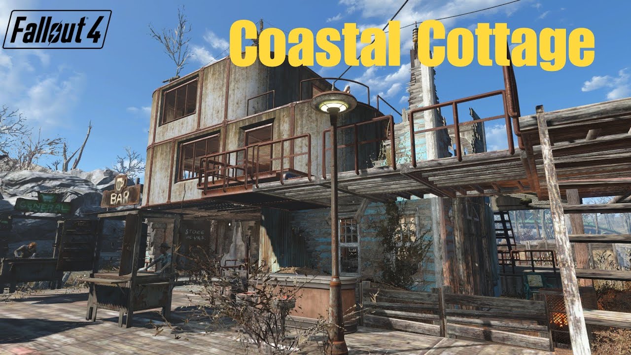 Fallout 4 Coastal Cottage settlement Westland dlc YouTube