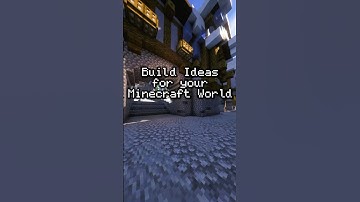 Minecraft Build Ideas For Your World Part 3 #shorts #minecraft #tutorial