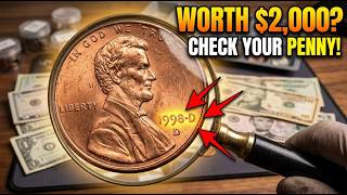 1998-D Lincoln Penny Value Today | Rare 1998 D Penny Worth Money? #1998DPenny#Numismatics