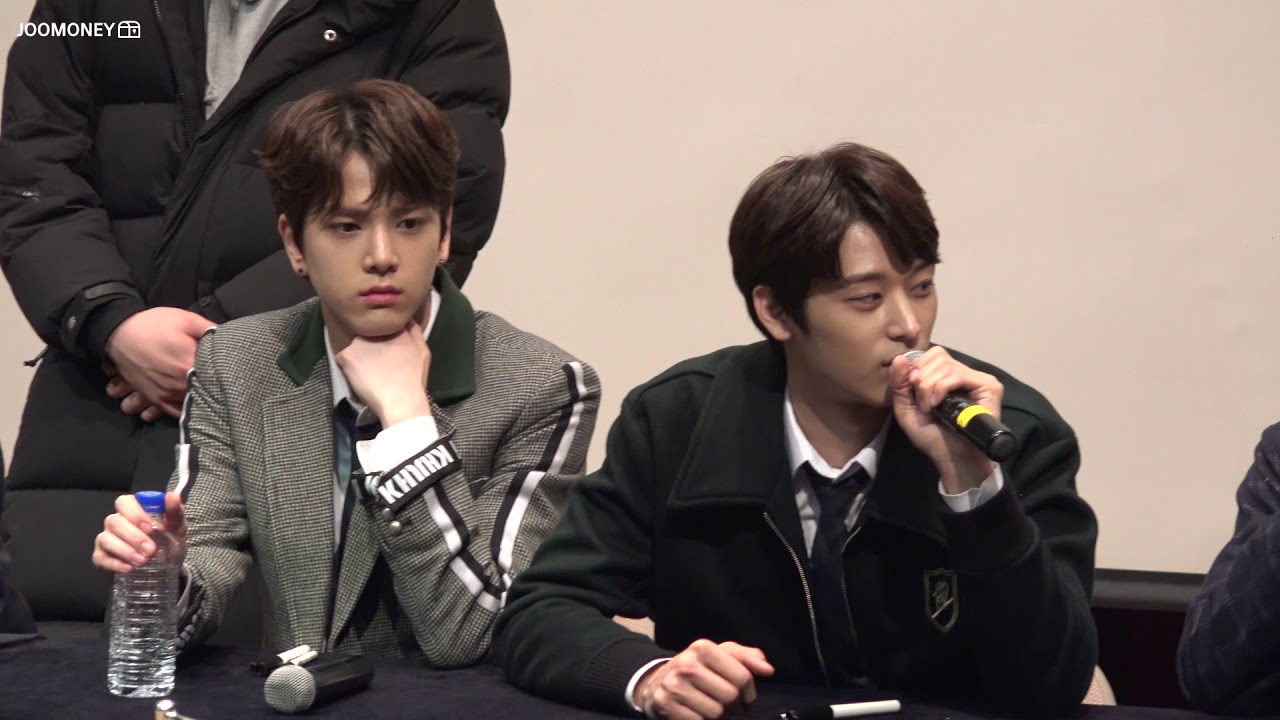 180107 더보이즈 분당 판교 팬싸인회 주연&뉴 (JUYEON & NEW) / 1월 1일에 신과함께 본 찬희!