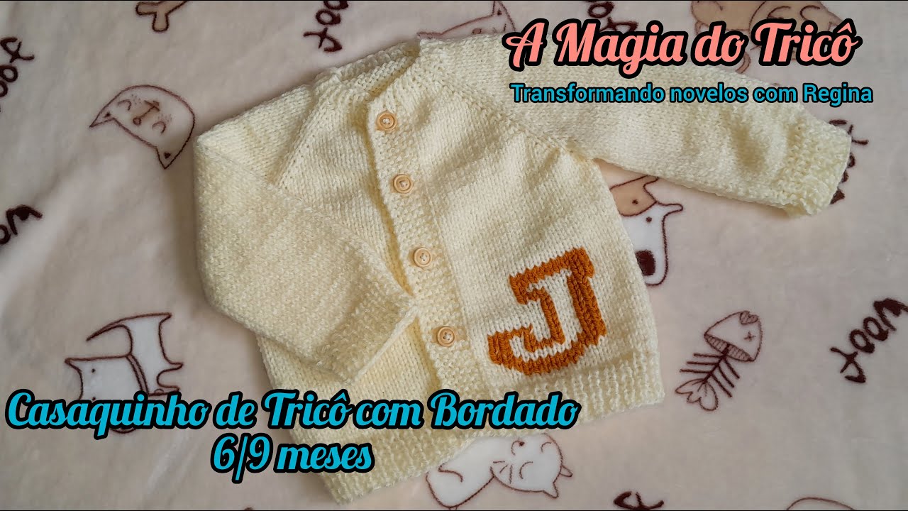 Casaquinho de Trico com Bordado, La Grossa