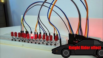 How to Make Knight Rider Effect with Arduino