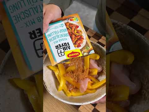 Reispapier Kebap im Airfryer