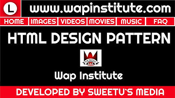 html website design pattern using table hosted by wap institute powered by sweetus media er saurav