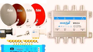 How to use Quattro LNB for multi switch amplifier ( The part 2 )