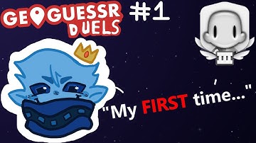 My FIRST time playing DUELS on Geoguessr...