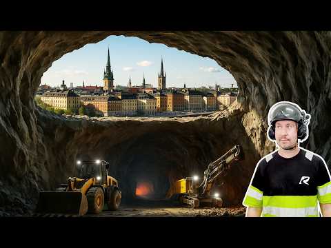 Video till Kolla bygget av nya tunnelbanan under Stockholm