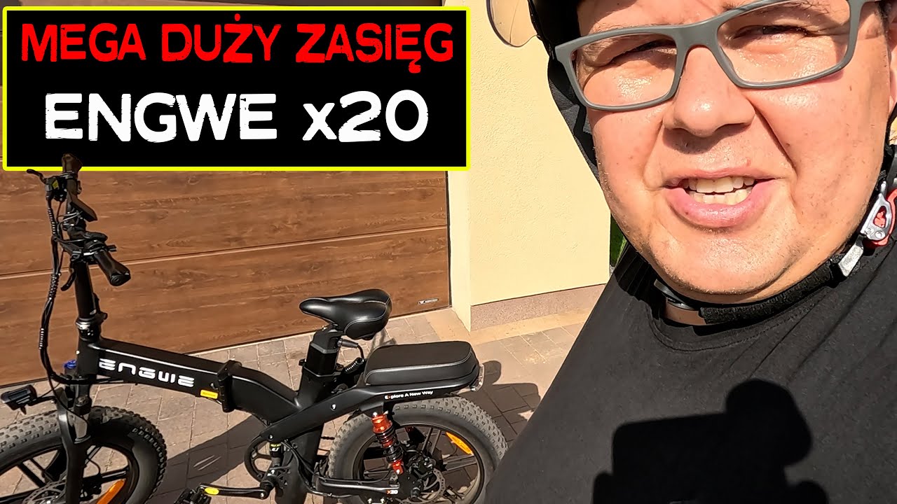 Niewiarygodnym zasięgiem e-ROWERU - ENGWE x20