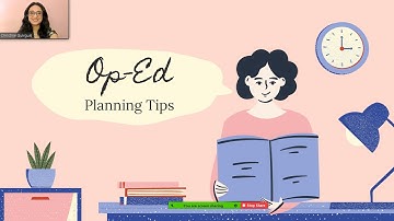 Tips for planning your first Op-Ed