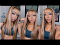 DIY| HOW TO CUT A BANDS ON HIGHLIGHT COLOR WIG #UNicehair