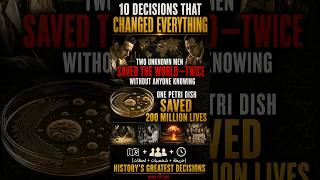 The 10 Greatest Decisions That Changed History— And Unknown People Who Saved the World Twice 🌍 Guide