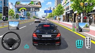 NEW BLACK LUXURY CAR CITY DRIVING TEST 😱 | REALISTIC 3D DRIVING CLASS GAMEPLAY 🚗🎮 | CAR GAME 2026 screenshot 4