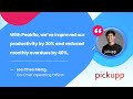 How Pickupp team saves time and gets paid faster using Peakflo