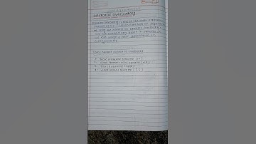 Operator Overloading in c++ | semester exam | #semesterexam #programming #easy #notes #exam #shorts