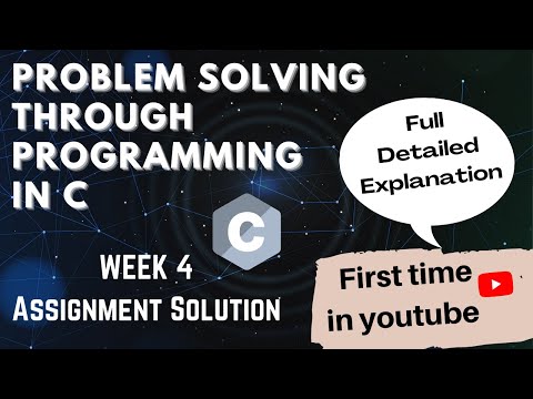 Problem solving through Programming In C  NPTEL Week 4 Assignment 4 Solution | January 2022