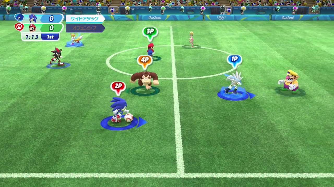 マリオ ソニック At リオオリンピック 競技紹介 サッカー Wii U 任天堂