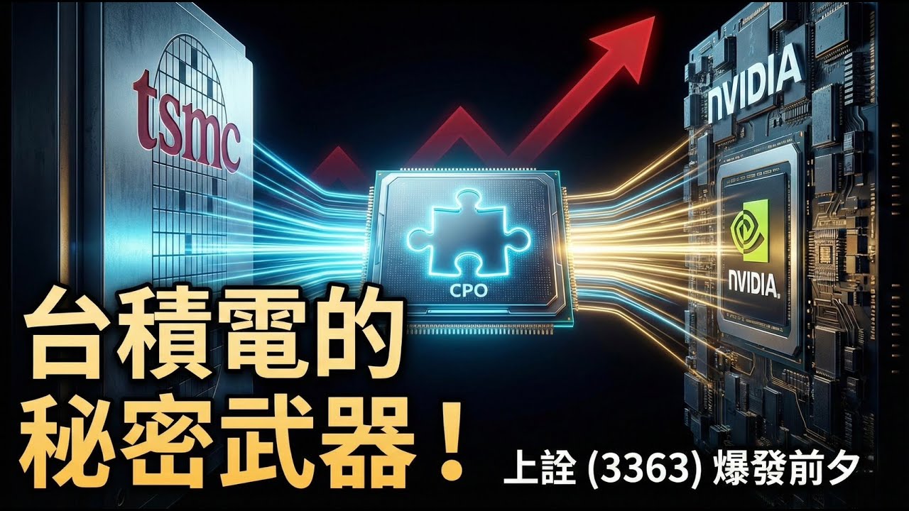 台積電 CPO 艦隊成形！上詮 (3363) 如何靠「這項技術」拿下輝達訂單？矽光子終局之戰全解析！