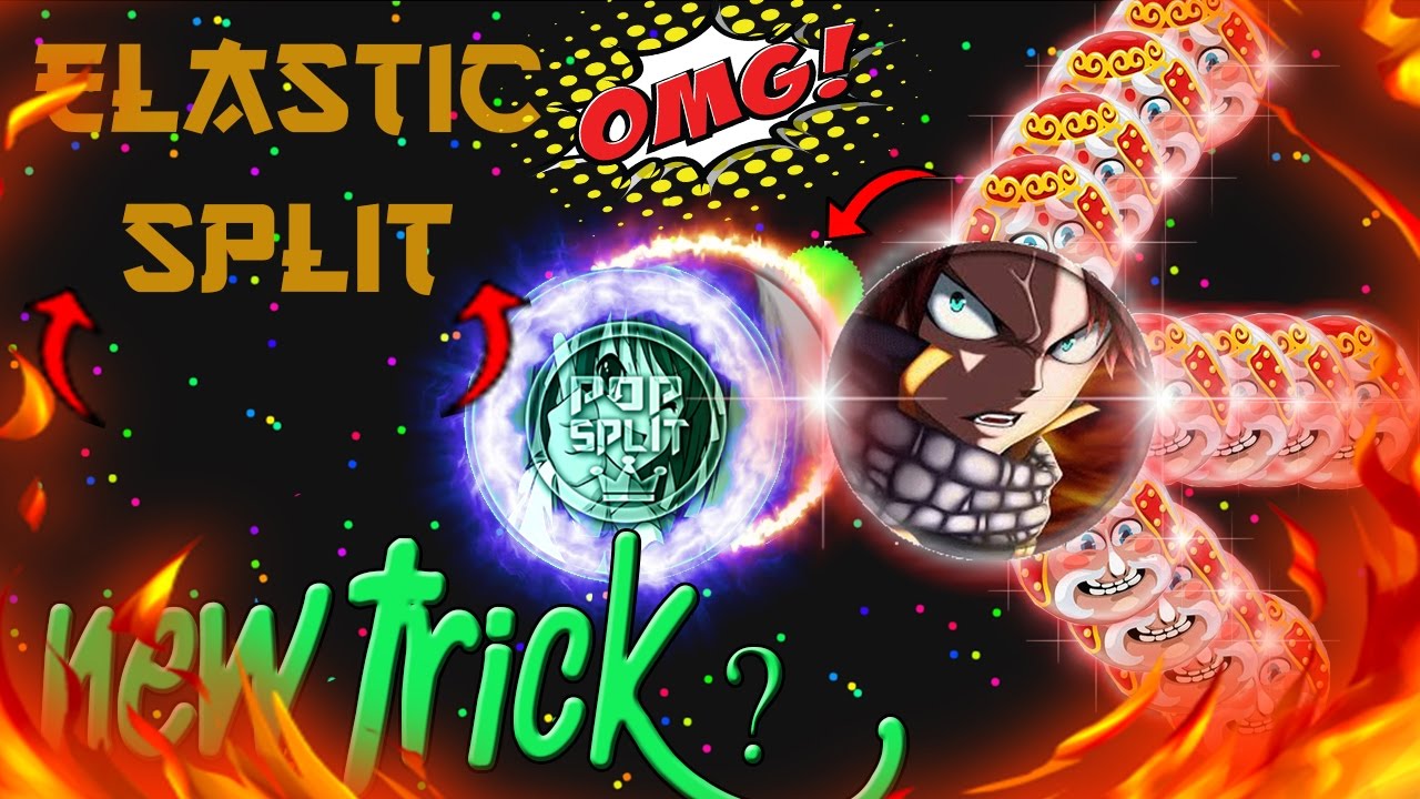 Gota.io - LEGENDARY \\NEW TRICK// Elastic Split // ALMOST EVERYTHING WENT WRONG! Gota Gamer.