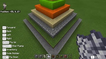 Coding a Pyramid in MinecraftEDU
