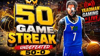 50 GAME STREAK STREAM!! NEW 64 ISO LOCK ! YAADMANGAMING IS LIVE!