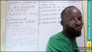 Introduction to Geometric Construction