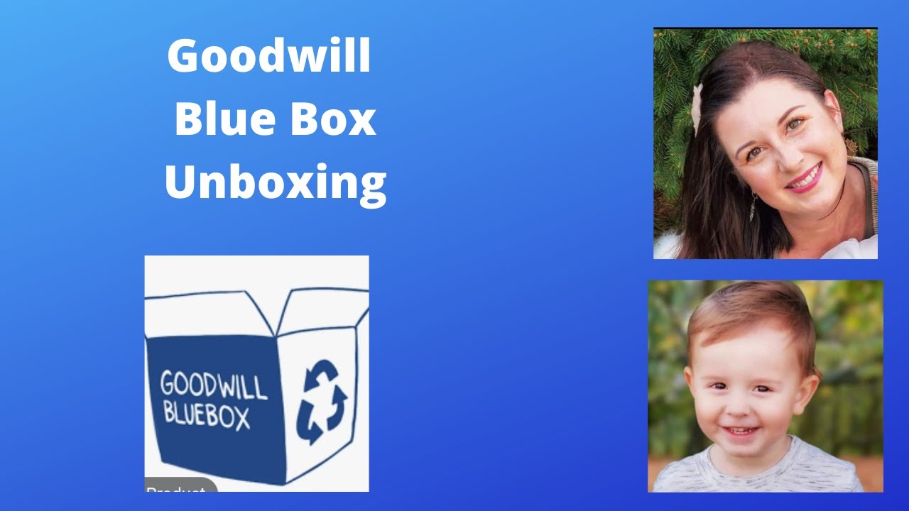 Goodwill Blue Box Unboxing 10 10 for 10 Box Reseller Mystery Box